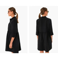 Tuckernuck | NEW Black Stretch Crepe Royal Shirt Dress Size XXXL