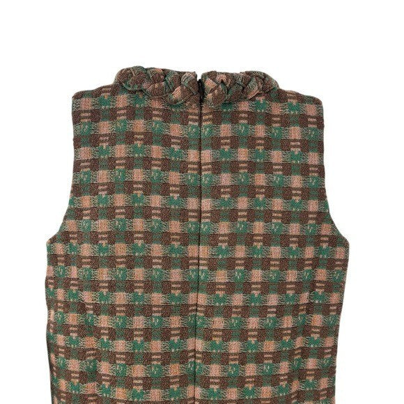 Tuckernuck NEW Neapolitan Tweed Sleeveless Retro Mod Jackie Mini Dress Size XS