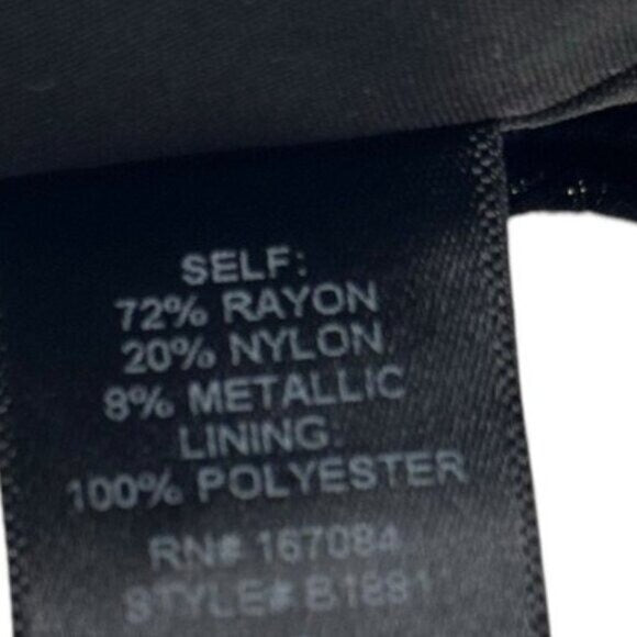 Pomander Place NEW Metallic Velvet Burnout Samantha Party Mini Dress Size L