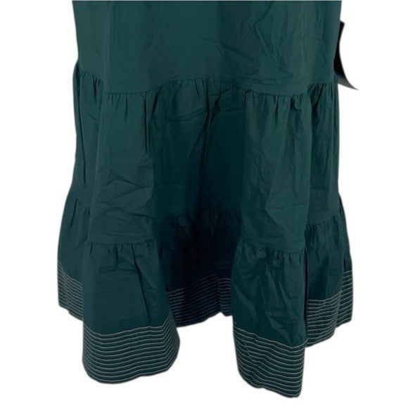 Tuckernuck NEW Pomander Place Evergreen Relaxed Fit Kinsley Mini Dress Size L