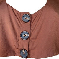 anna nata | NWT Madison Crop Top in Sepia Brown Size S