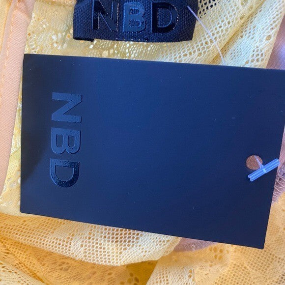 NBD | NEW Farah Midi Dress in Yellow Size XXS