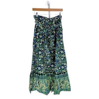 Tuckernuck | NEW Batik Floral Hampton Pull On Cotton Maxi Skirt Size XS