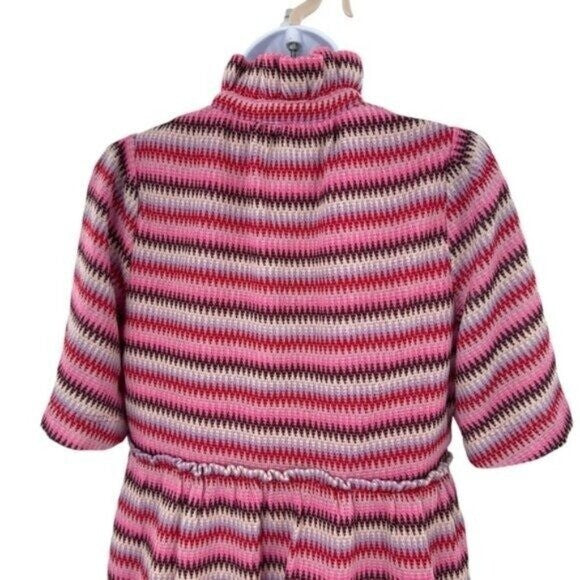 Tuckernuck NEW Pink Chevron Knit Stripe Crawford Relaxed Fit Mini Dress XXXL