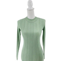 Petal and Pup NEW Milleri Knit Bodycon Open Back Dress in Sage Green Size 10
