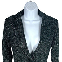 Tuckernuck | NEW Basalt Tweed Windsor Blazer Jacket in Green & Black Size M