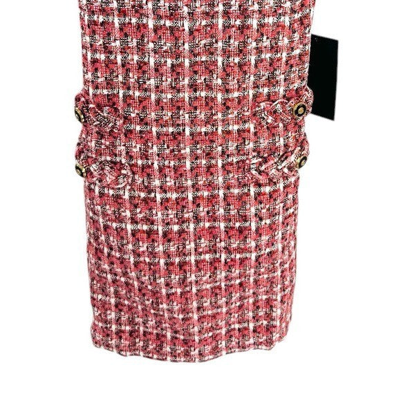 Tuckernuck | NEW Magnolia Tweed Short Sleeve Crew Neck Jackie Mini Dress Size M