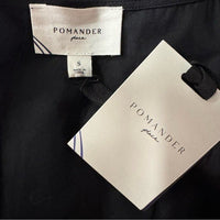 Pomander Place | NEW Black Porto Square Neckline Sleeveless Mini Dress Size S