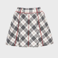 Tuckernuck NEW Americana Plaid 15 Inch Woven Renee Golf Skort Red Navy Size XS