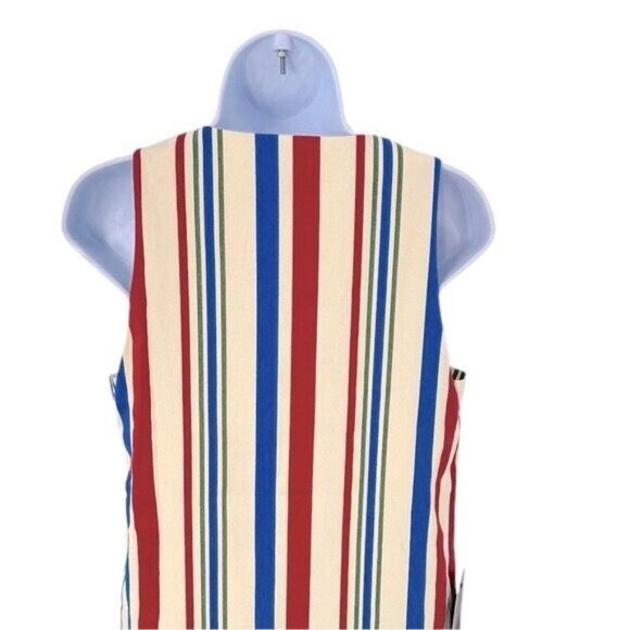 Pomander Place | NEW Americana Stripe Kira V-neckline Mini Dress Size S