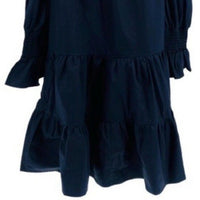 Pomander Place | NEW Navy Cotton Poplin Kenzo Mini Dress Size S