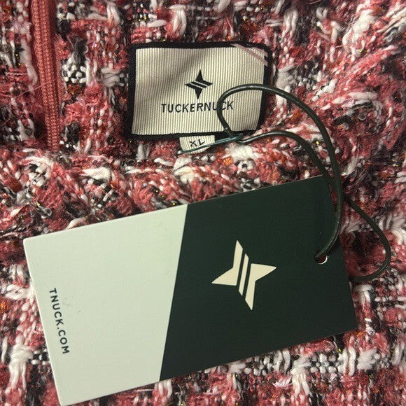 Tuckernuck | NEW Magnolia Tweed Short Sleeve Crew Neck Jackie Mini Dress Size XL