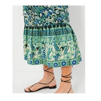 Tuckernuck | NEW Batik Floral Hampton Pull On Cotton Maxi Skirt Size L