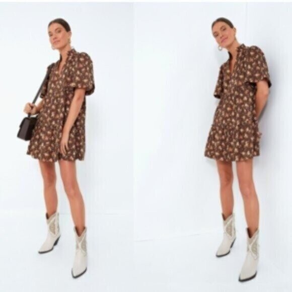 Tuckernuck | NEW Rosewood Chintz Crawford Short Sleeve Mini Dress Size XXXL