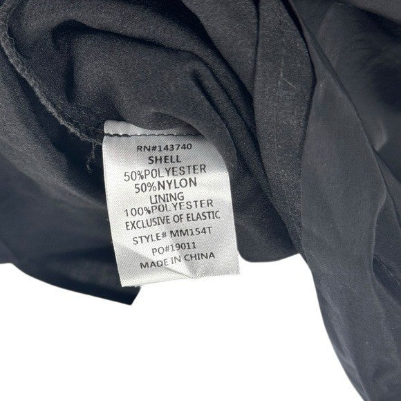 Hyacinth House NEW Black Aubrey Puff Sleeve V Neck Blouse Top Size S