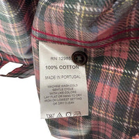 Tuckernuck The Shirt by Rochelle Behrens NEW Classic Red Plaid Icon Shirt XS