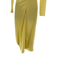 NBD | NEW Farah Midi Dress in Yellow Size XXS