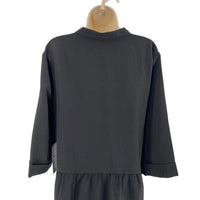 Tuckernuck | NEW Black Stretch Crepe Royal Shirt Dress Size XXXL