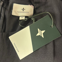 Tuckernuck NEW Black Selma Satin Twill Cape Flowy Round Neck Blouse Top Size M