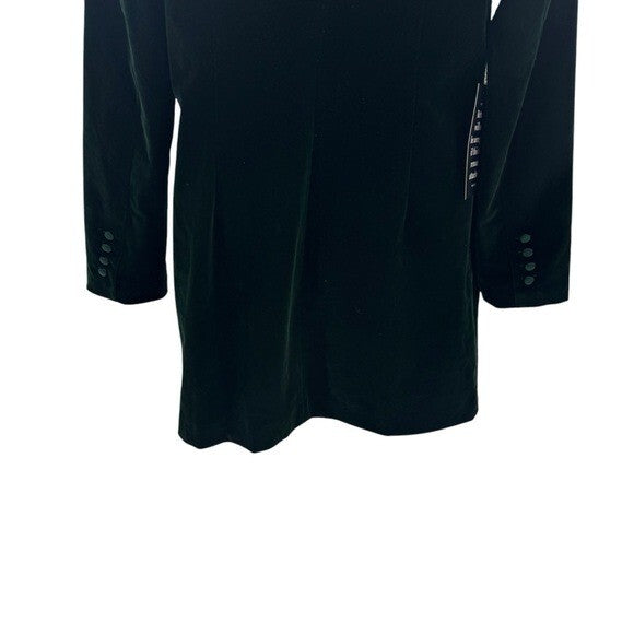 Pomander Place NEW Green Velvet Stacie Blazer Formal Retro Mini Dress Size 8