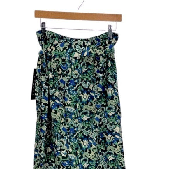 Tuckernuck | NEW Batik Floral Hampton Pull On Cotton Maxi Skirt Size L