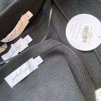 Petal and Pup NEW Luna 3 Piece Knitted Set Black Sweater Midi Dress Size L