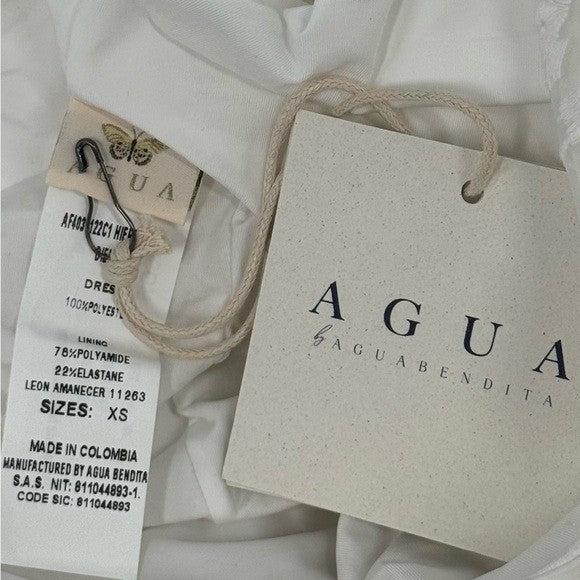 AGUA BY AGUA BENDITA Hierbaluisa Diente De Leon Anecer Emroidered Midi Dress XS