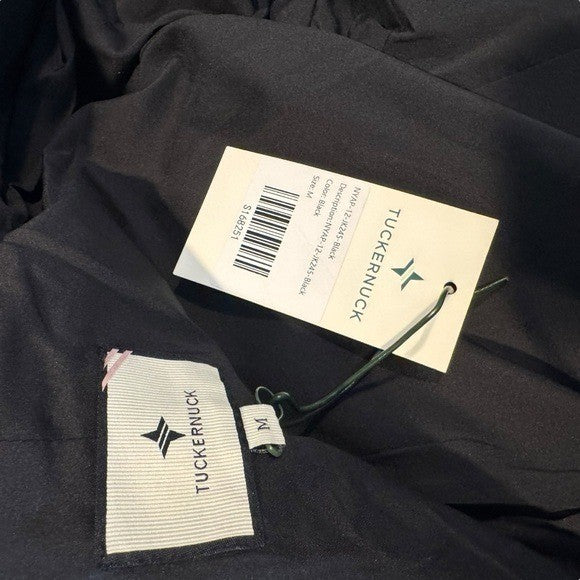 Tuckernuck NEW Black Gracie Wrap Crepe Classic Blazer Size M