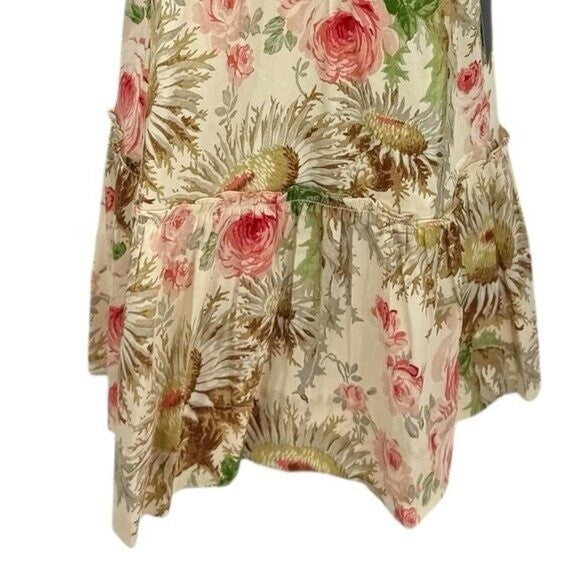 Tuckernuck | NEW Sun Faded Floral Crawford V-neckline Mini Dress Size XS