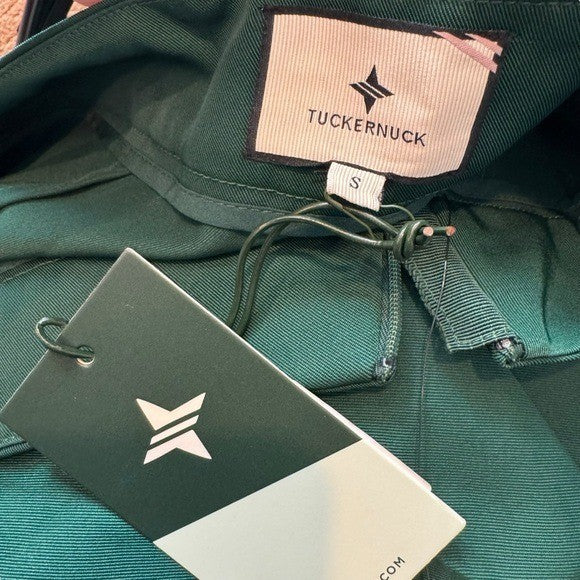 Tuckernuck NEW Rainforest Green Erin Satin Wide Leg Trouser High Rise Pants S