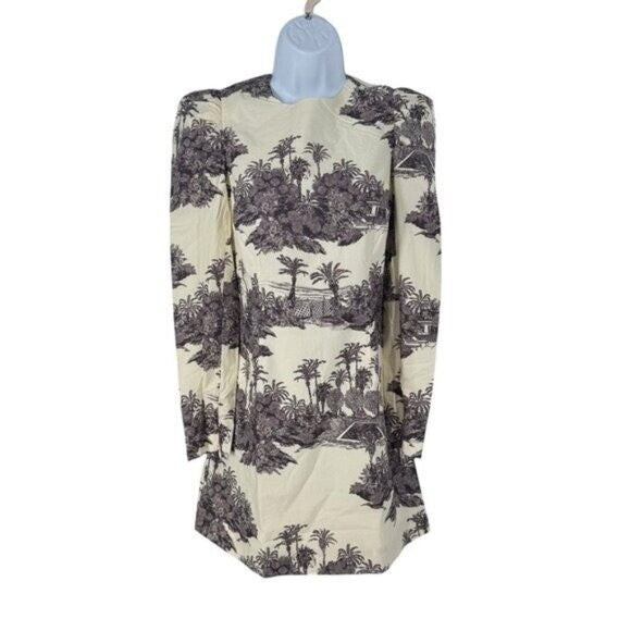 Tuckernuck X India Hicks | NEW Hibiscus Hill Toile Domino Mini Dress Size XXS
