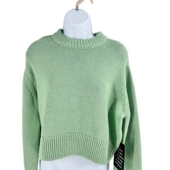 Tuckernuck NEW Mint Chip Aiden Chunky Knit Long Sleeve Crewneck Sweater Size XL