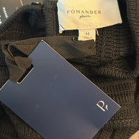 Pomander Place NEW Black Knit Adi Sleeveless A Line Classic Mini Dress Size M