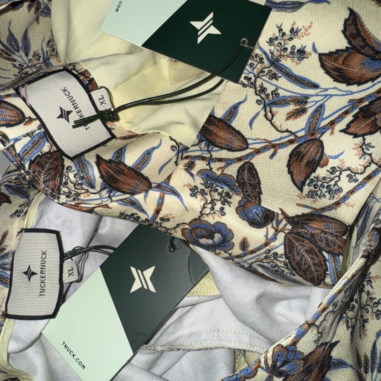 Tuckernuck NEW Montrose Chintz Martine Vest Safari Shorts Matching Set Size XL