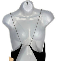 Superdown | NEW Katryna Chain Open Back Stretchy Cami in Black Size XL