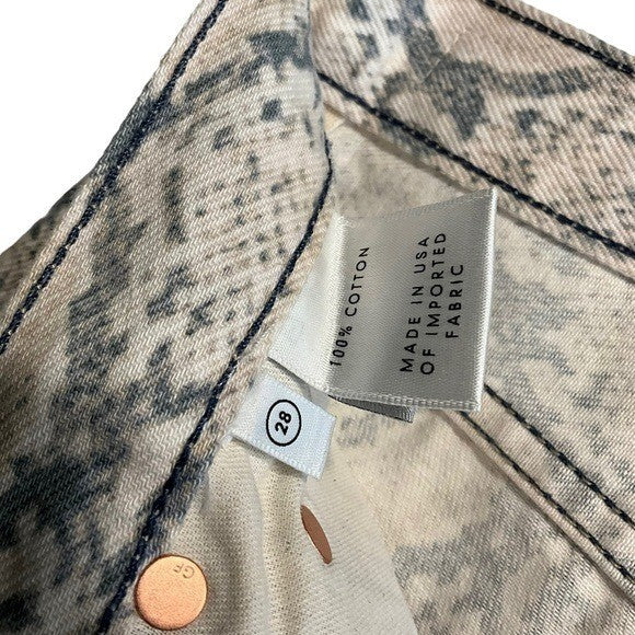 GRLFRND | NEW Karolina High Rise Ankle Jean in Snake Bite Size 28