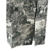 Tuckernuck NEW Middleburg Toile Suze Equestrian Formal Midi Dress Size XS