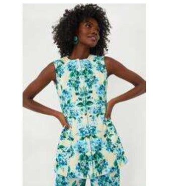 Tuckernuck | NEW Water's Edge Hydrangea Rhoda Tunic Top Size 6