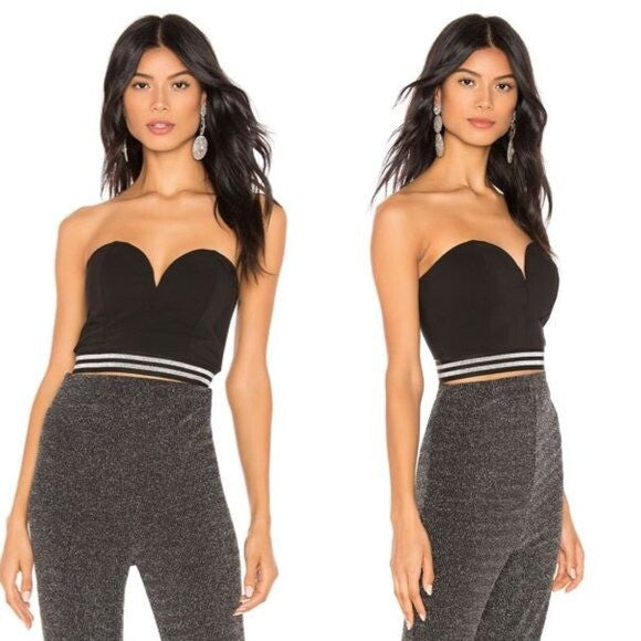 By The Way. | NWT Nia Sport Trim Bra Corset Crop Top Size S