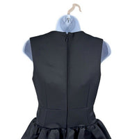 Tanya Taylor Black Noaki Embellished Sleeveless Drop Waist Mini Dress Size 0