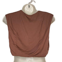 anna nata | NWT Madison Crop Top in Sepia Brown Size S