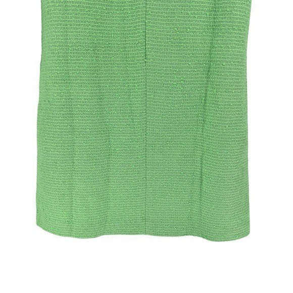 Tuckernuck NEW Palm Beach Green Tweed Retro Jackie Short Sleeve Mini Dress S