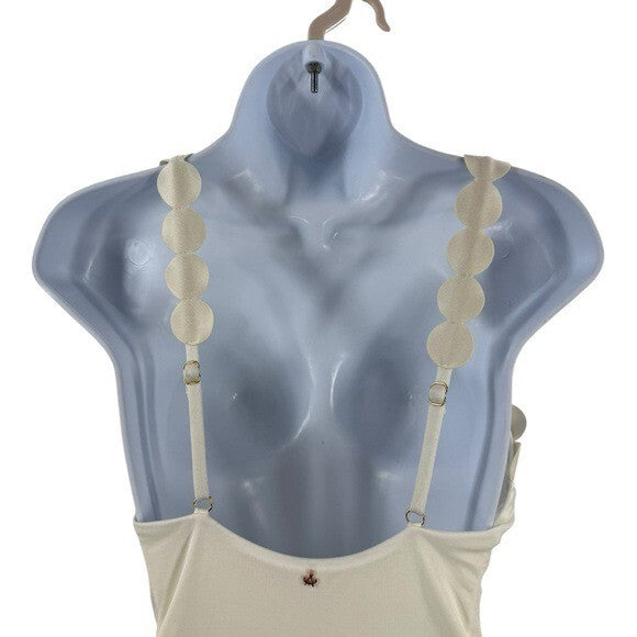 Ancora NEW Ivory Euphoria Blanc One Piece Moderate Coverage Swimsuit Size L