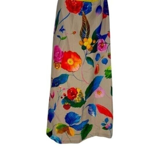 Tuckernuck NEW Vivid Jardin Dominique Fit and Flare Floral Midi Sun Dress XS