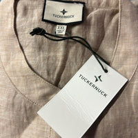 Tuckernuck | NEW Flax Lydell Tan Long Sleeve Button Down Maxi Dress Size XXL