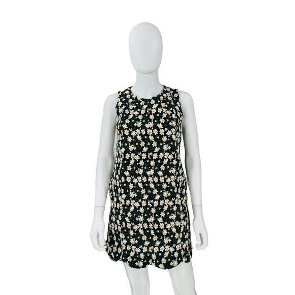 Lost + Wander NEW Chamomile Hills Embroidered Daisy Mini Shift Dress Size XS