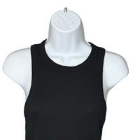 Tuckernuck | NEW Black Foley Rib Crewneck Racerback Tank Size S