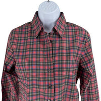 Tuckernuck The Shirt by Rochelle Behrens NEW Classic Red Plaid Icon Shirt XS