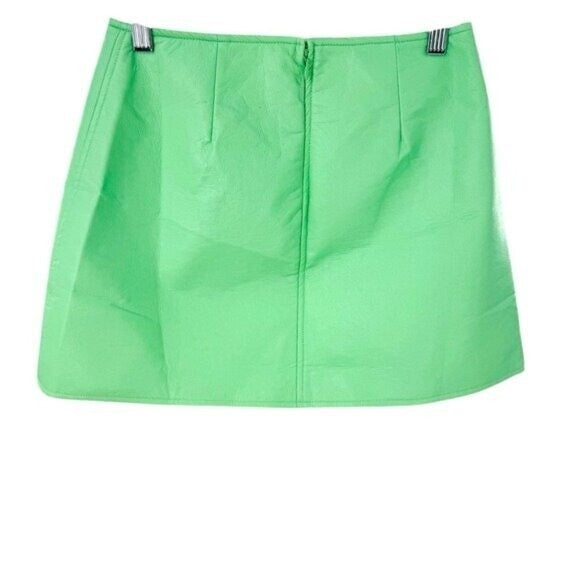 Tuckernuck NEW Mint Chip Faux Vegan Leather Meg Mini Skirt Size S