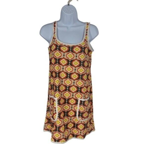 Tuckernuck Beach NEW Twiggy Buds Mini Terry Dress Swim Orange Cover Up Size S